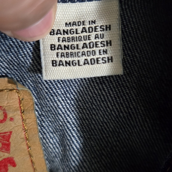 Levi's Trucker Classic Blue Denim Jean Jacket Size M - Picture 11 of 12